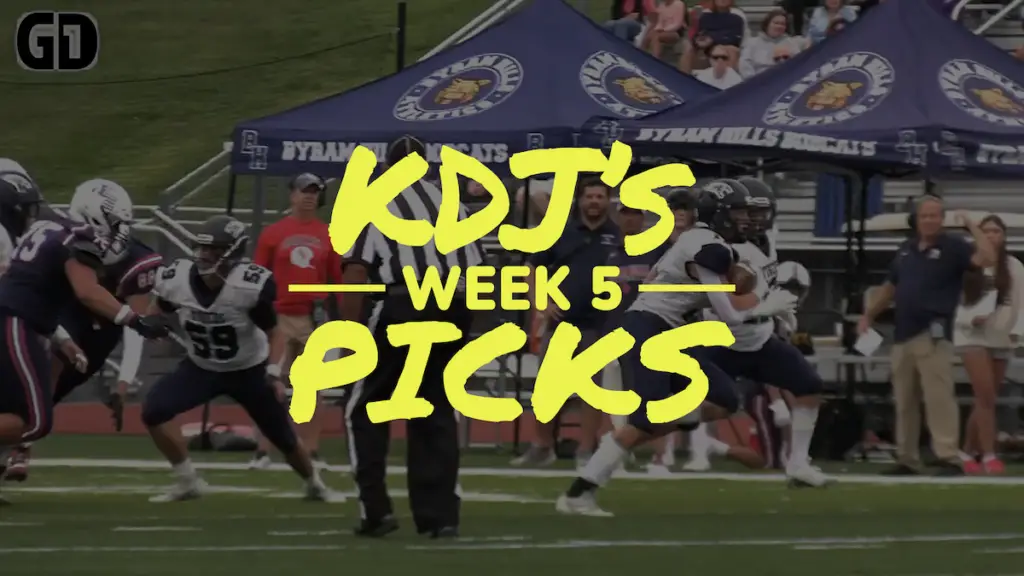 KDJ's Week 5 Football Picks, Breakdown