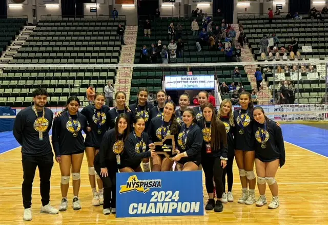 Blind Brook Girls Volleyball makes history with first state title